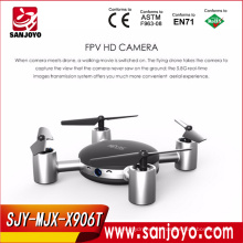 MJX ¡Nueva llegada X906T! Mini quadcopter del rc de 2.4GHz con los juguetes de shantou chenghai del abejón de la cámara de los giroscopios de 6 ejes